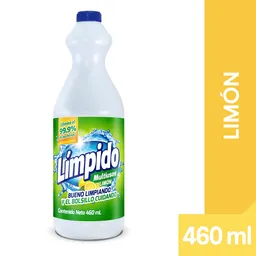 Blanqueador Multiusos Límpido Limón Botella 460 ml