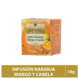 Twinings Infusión Sabor Naranja Mango y Canela