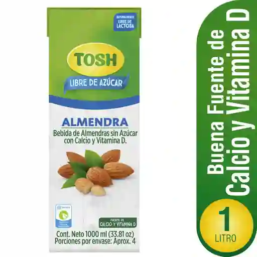 Tosh Bebida de Almendras sin Azúcar