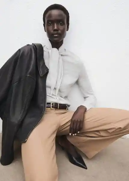 Jersey Amaio Gris Talla S Mujer Mango