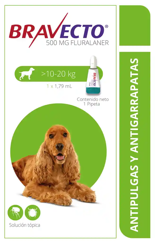 Bravecto Antipulgas para Perros (500 mg)