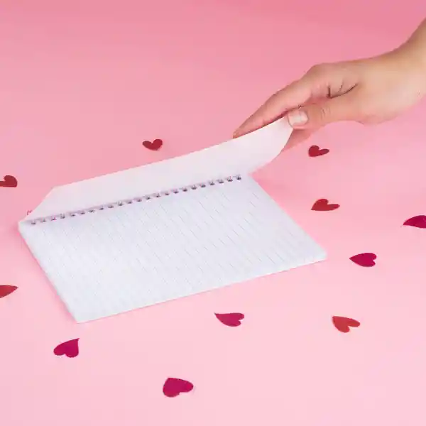 Cuaderno Pink Romance Argollado Serie Mini Family Rosa Miniso