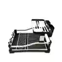 Escurridor Negro Doble 53.2 x 36.8 x 26.5 Ambiente Gourmet