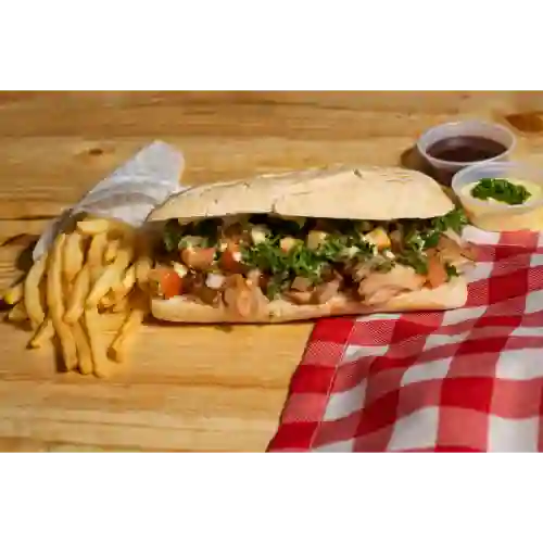 Combo Pan + Gaseosa 250 + Papitas Fritas