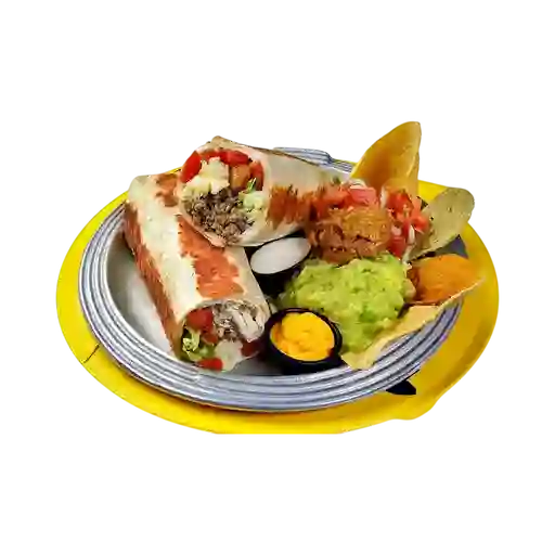 Burrito Sencillo Cerdo, Pollo, Res O Mix