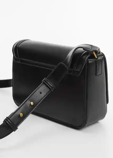 Bolso M Luxor Negro Talla 99 Mujer Mango