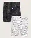 Pantaloncillo Empaque X 2 Amplio Plano Y Estampado