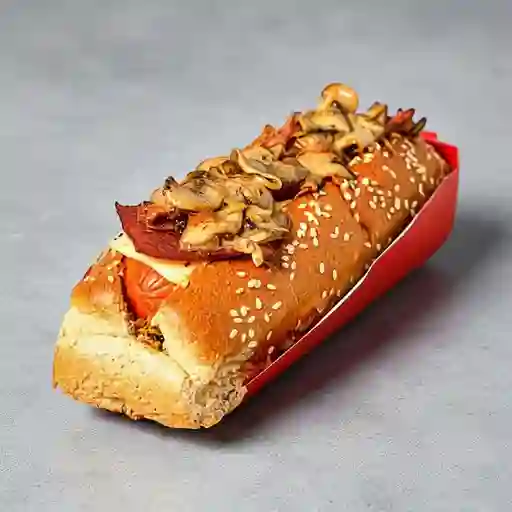 Hot Dog Champiñones