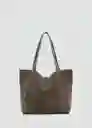 Bolso Ellen Gris Talla 99 Teen Niñas Mango
