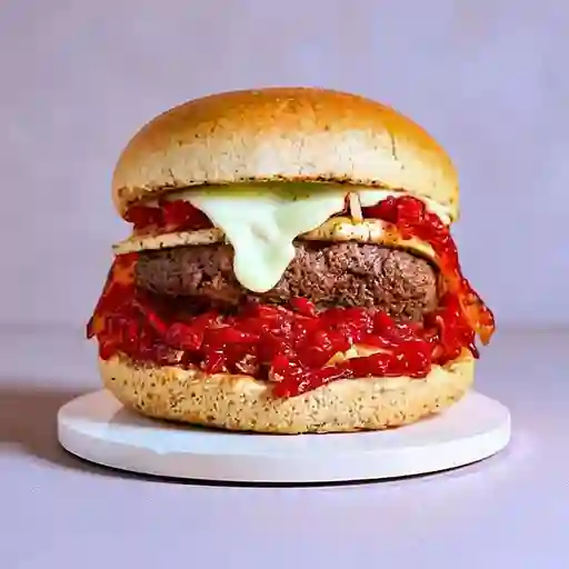 Red Pepper Burger y Papas