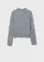 Buzo Jersey Rúcula Gris Medio Vigoré Talla S Mujer Mango