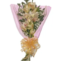 Orquidea Bouquet De 12 S Cimbidium