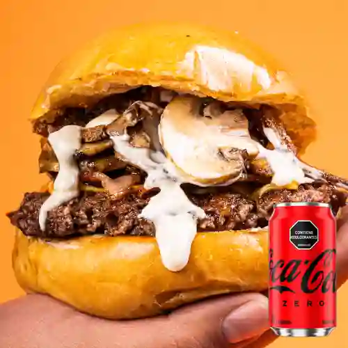 Combo europeo +papas+coca cola zero330ml