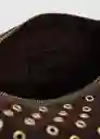 Bolso P Belinda Chocolate Talla 99 Mujer Mango