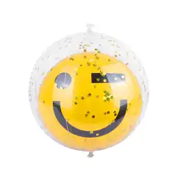 Pelota Accion y Deporte Serie de Colores Pelota Smiley Miniso