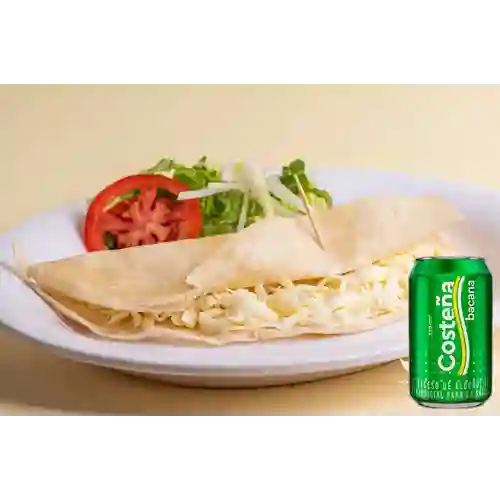 Combo Quesadillas + Cerveza Costeña Bacana Lta 330ml