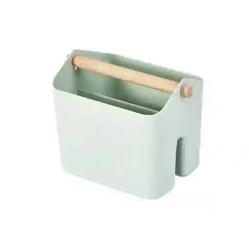 Organizador Plástico de Cesta Apilable Mori Girl Verde S Miniso