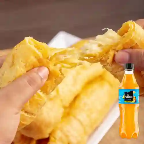 Combo Dedito de Queso +del Valle Fresh Citrus 400ml