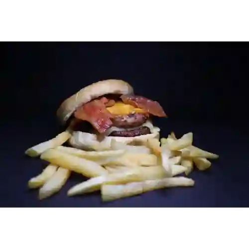 Combo Hamburguesa Carnivora+papas