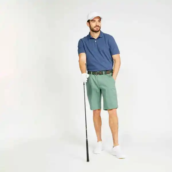 Inesis Camiseta Polo de Golf Manga Corta Hombre Azul Talla M