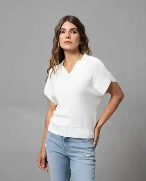 Camiseta Mujer Crudo L 201G008_CRU110104 Rifle