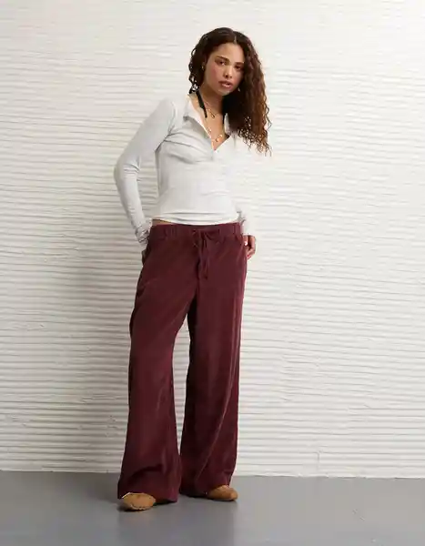 Pantalón Mujer Rojo Talla: X-SMALL 5610594 American Eagle