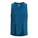 Under Armour Polera Iso-Chill Laser Sing Hombre Azul Talla LG