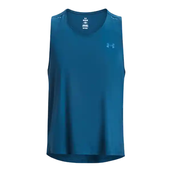 Under Armour Polera Iso-Chill Laser Sing Hombre Azul Talla LG