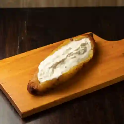 Plátano con Queso Crema
