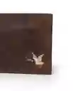 Billetera Classic Flat Café Castano Oscuro Chevignon