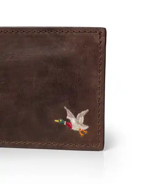 Billetera Classic Flat Café Castano Oscuro Chevignon