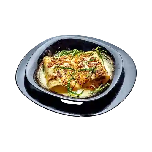 Canelones de Pollo Espinaca