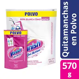 Vanish Desmanchador en Polvo Blanco  +  Rosa