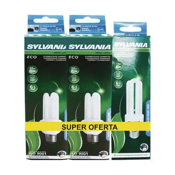 Sylvania Luz 20W + Bombillo 15W P28746-37