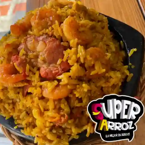 Arroz Pollo y Camarón (Dúo) 2 O 3 Porcio