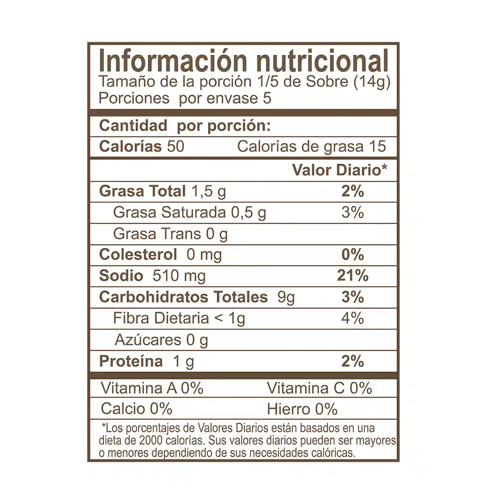 Sopa de Avena con Vegetales MAGGI® De La Huerta Sobre x 70g