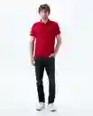 Camiseta Hombre Rojo Talla L 800G001_ROJ191758 Americanino