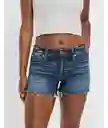 Short Mujer Azul Talla 6 400381712118 American Eagle