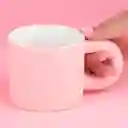 Taza de en Cerámica Con Asa Serie Miniso Rosa Miniso