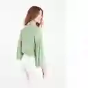  Camisa Free Mujer Verde Escarchado Claro Talla M Naf-Naf 
