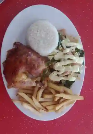 Bandeja con Pollo