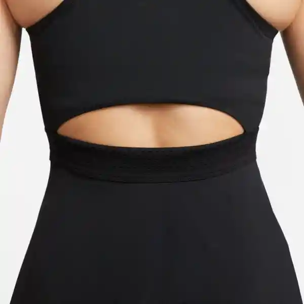 Nike Vestido Para Tenis W Df Advtg Dress Mujer Negro Talla XS