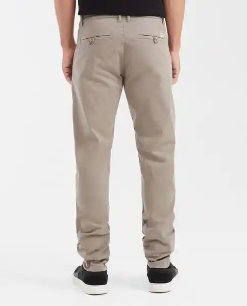 Pantalón Colors Masculino Gris Marta Medio Talla 34 Chevignon