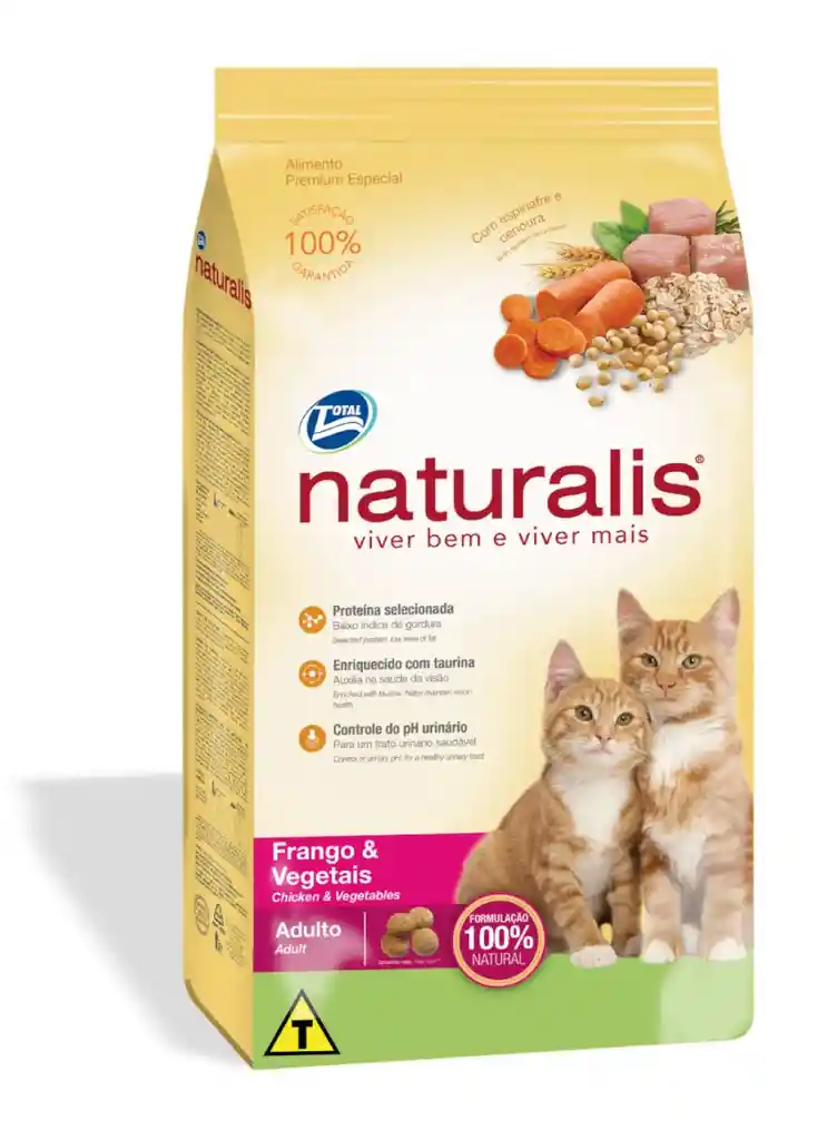 Naturalis Alimento para Gato Adulto Sabor a Pollo y Vegetales