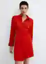 Vestido Tomi Rojo Talla M Mujer Mango