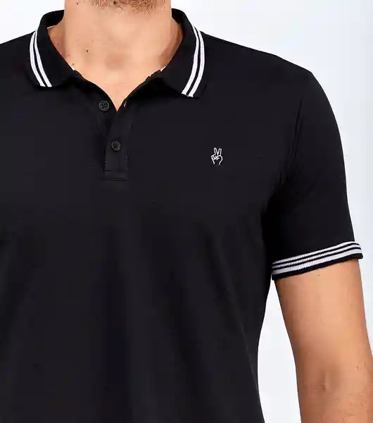 Typer Camiseta Polo Negro Talla L 823931