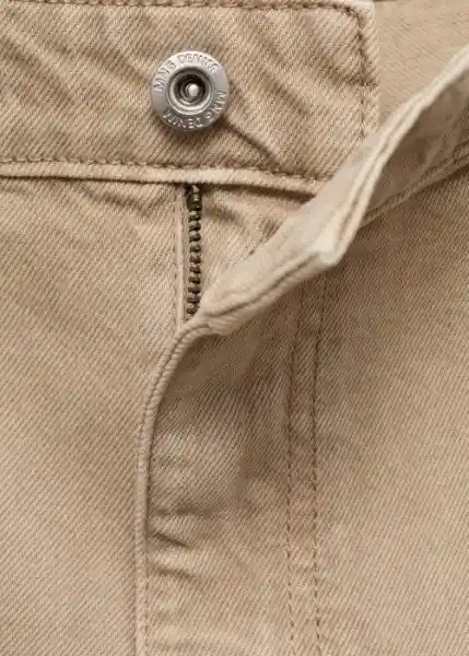 Bermuda Jarod Piedra Talla 42 Hombre Mango