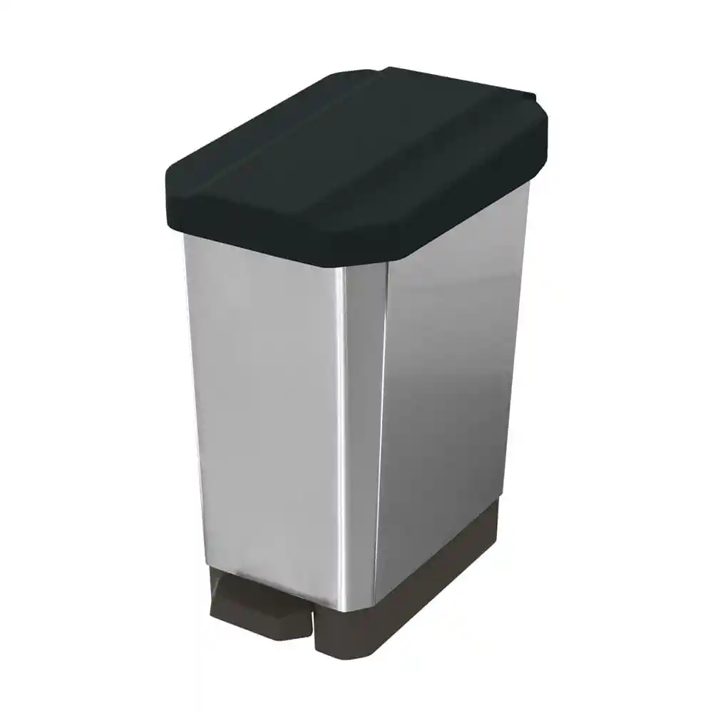 Estrabins Papelera Pedal Negro 44 L 4-1040574