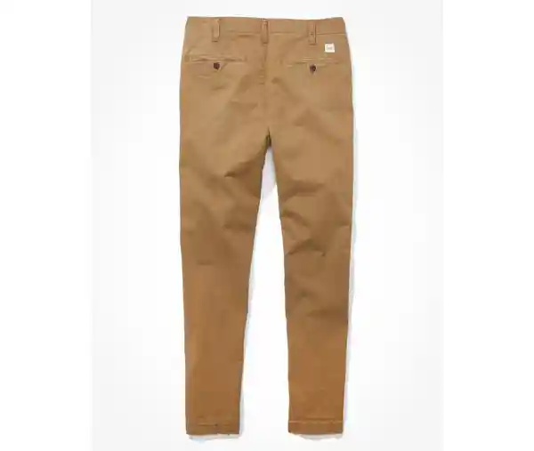 Pantalón Hombre Khaki Oscuro Talla 32 x 30 American Eagle