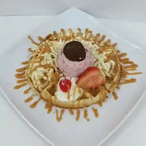 Waffle quesoquipe